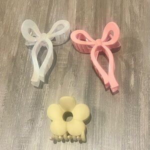 Set of 3 High-End Hair Clips
